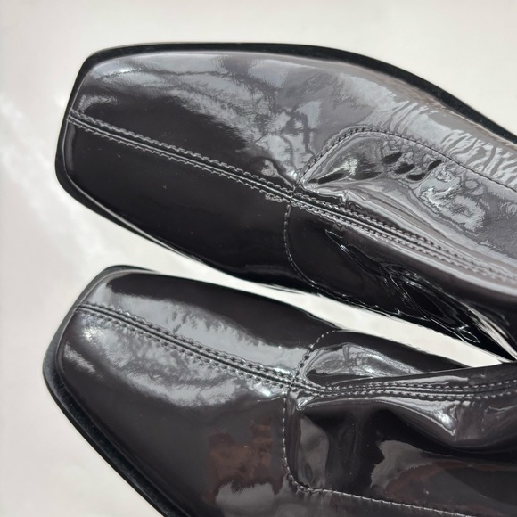 Sam Edelman Wells Slate Purple Stacked Block Heel Squared Toe Ankle Boot Sz 6 - Picture 7 of 9